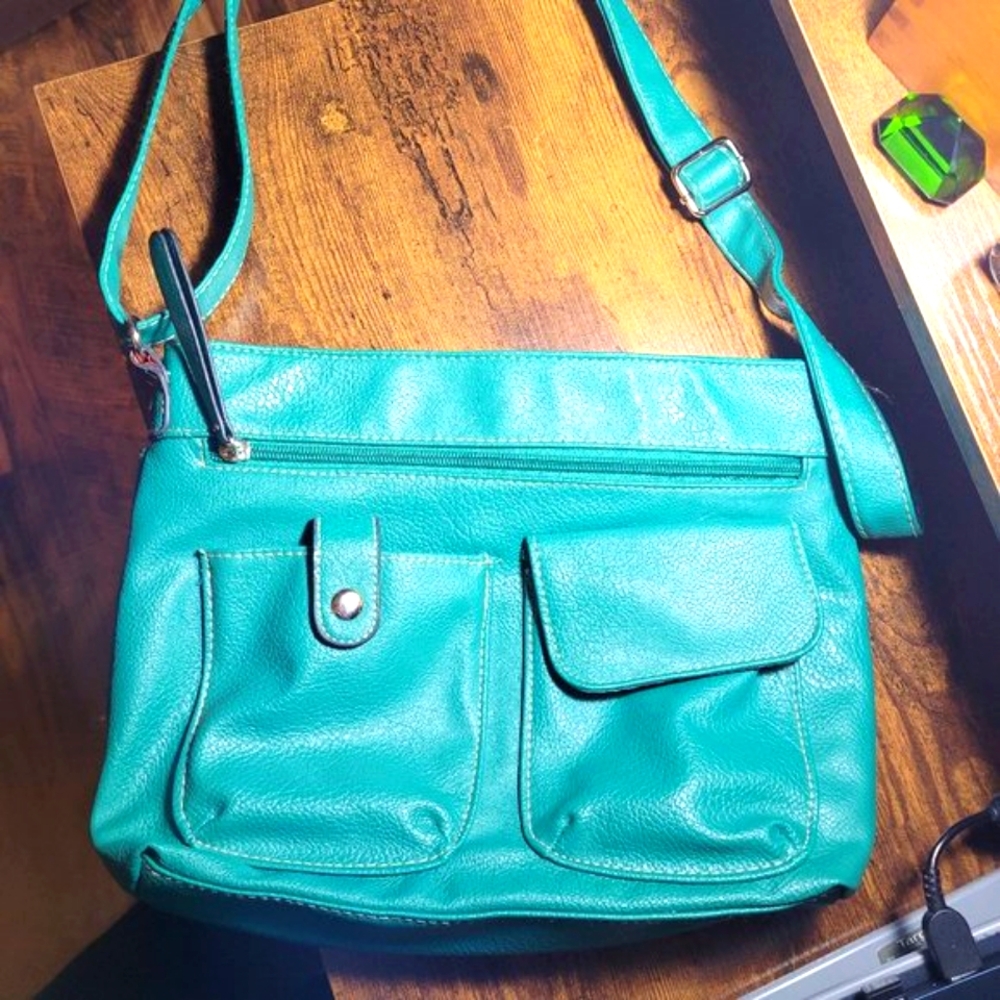 Turquoise Blue Van Heusen Crossbody Bag